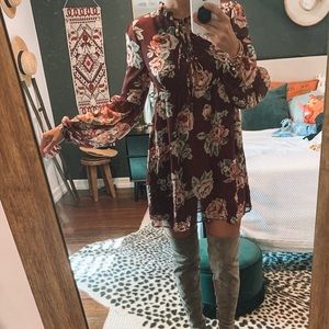 Forever21 babydoll dress with lace front detail